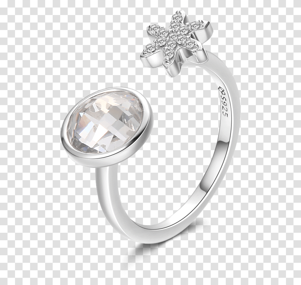 Anel Gelo E Floco De Neve Pre Engagement Ring, Jewelry, Accessories, Accessory, Diamond Transparent Png