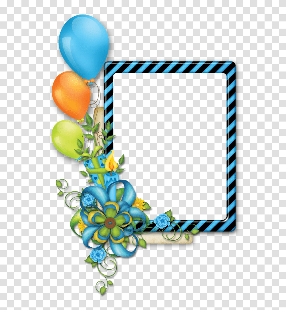 Anelia Celebration Borders Swirls Etc, Balloon, Pattern Transparent Png