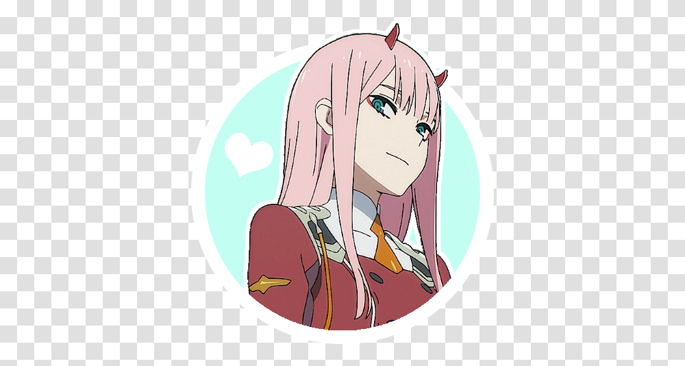 Anemone Darling In The Franxx Anime Girl Pink Hair Horns, Manga, Comics, Book, Elephant Transparent Png