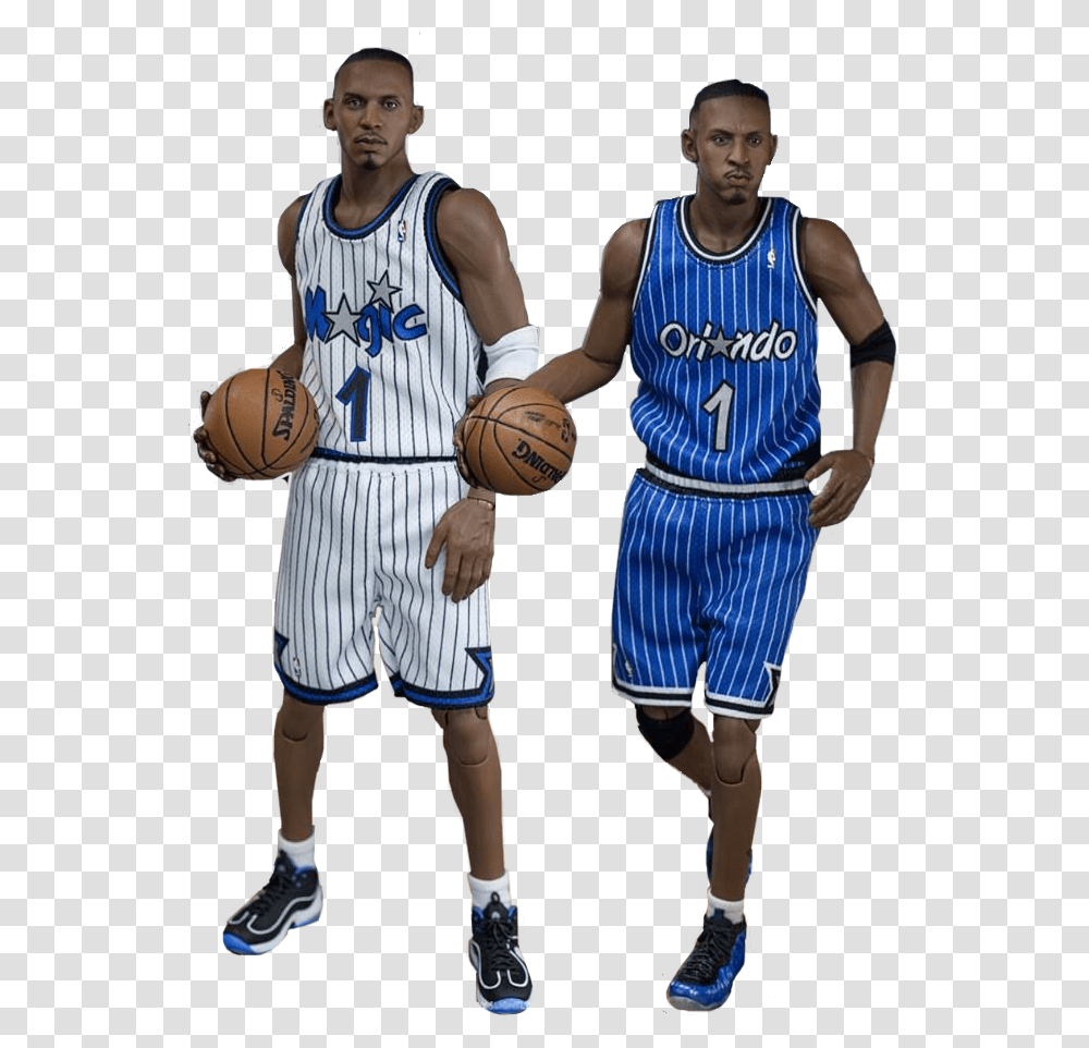Anfernee Hardaway Action Figure Nba Action Figure Popcultcha, Person, Human, People, Sport Transparent Png