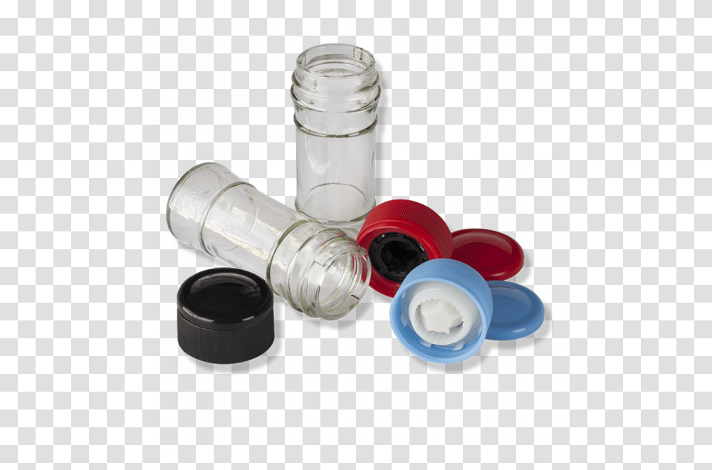 Anfra Glass Jar For Grinder Cap Glass Bottle Grinder Cap, Medication, Milk, Beverage, Drink Transparent Png