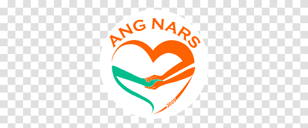 Ang Nars Inc Ang Nars Partylist Logo, Heart, Hand, Text, Label Transparent Png
