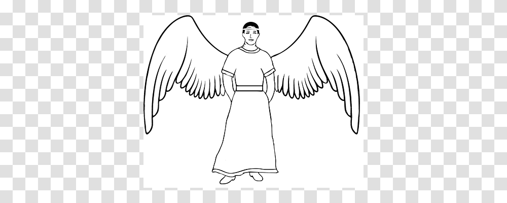 Angel Art, Drawing, Archangel, Sketch Transparent Png