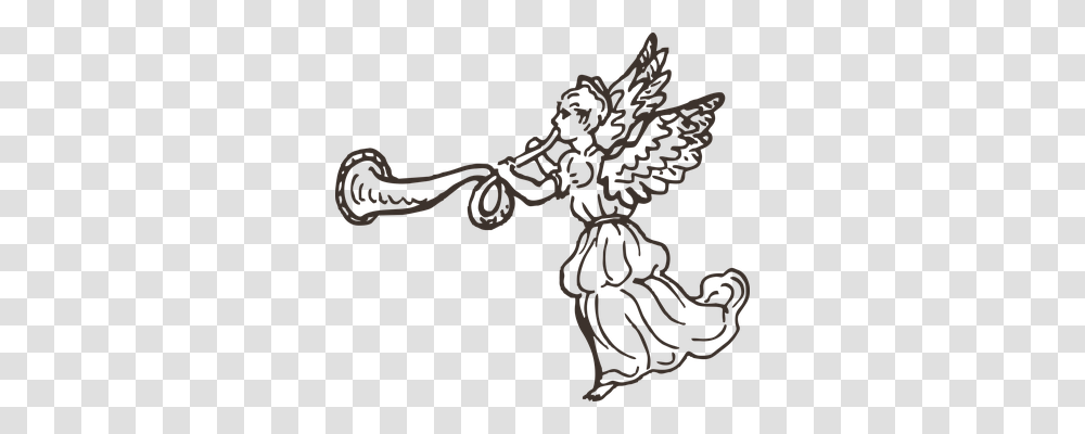 Angel Religion, Dragon, Cross Transparent Png