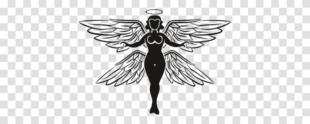 Angel Person, Emblem, Bird Transparent Png