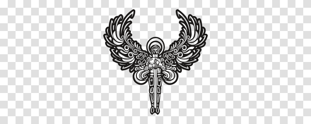 Angel Religion, Cross, Emblem Transparent Png