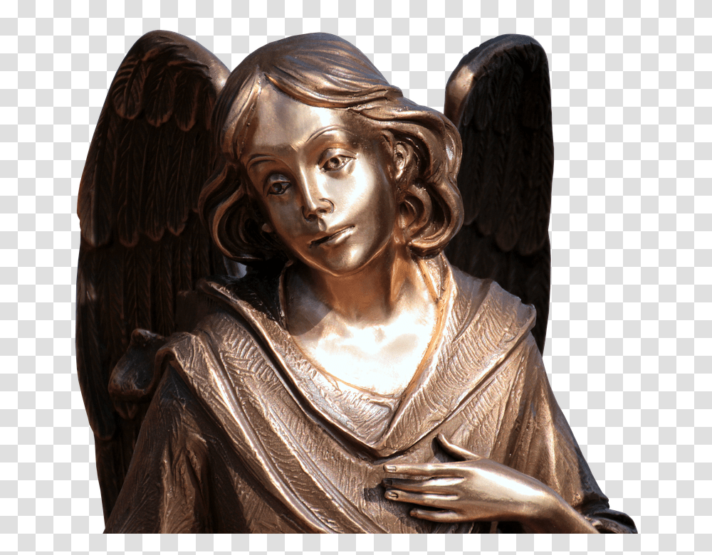 Angel 960, Architecture, Bronze, Person Transparent Png