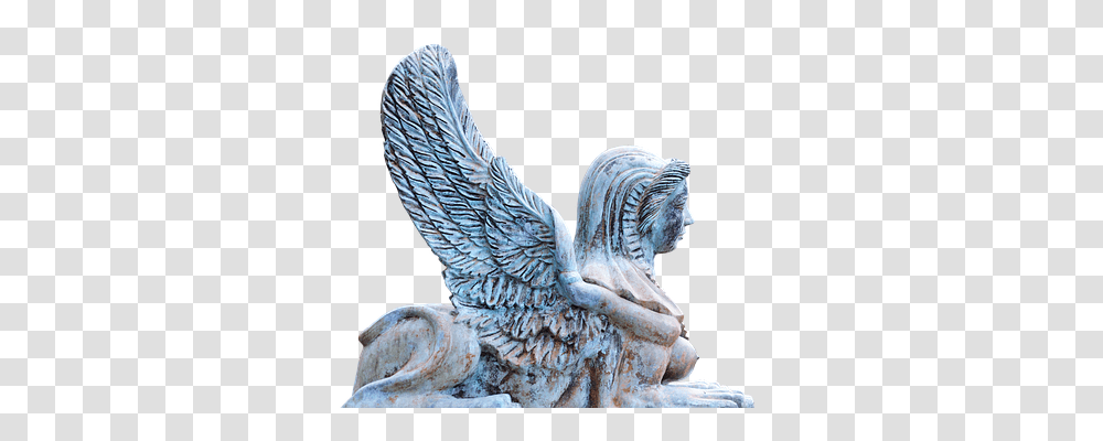 Angel Architecture, Statue, Sculpture Transparent Png