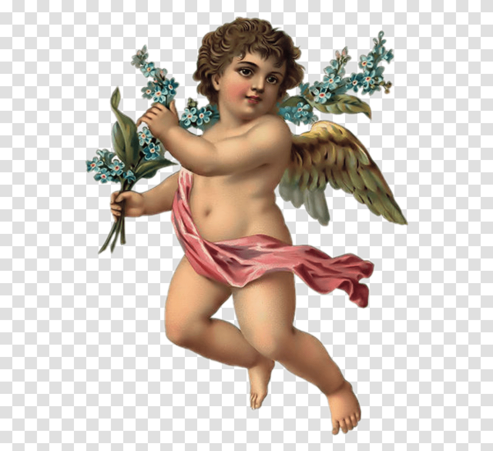 Angel Art Arte Painting Aesthetic Tumblr Angel Cupid, Person, Human Transparent Png