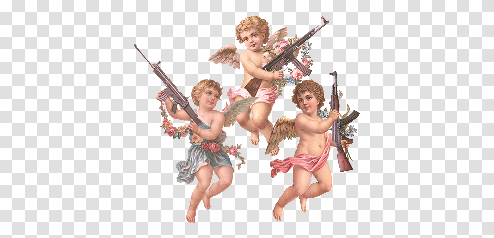 Angel Baby Angelbabies Renaissance Remix Impressionism Angel Aesthetic Gif, Person, Human, Leisure Activities Transparent Png