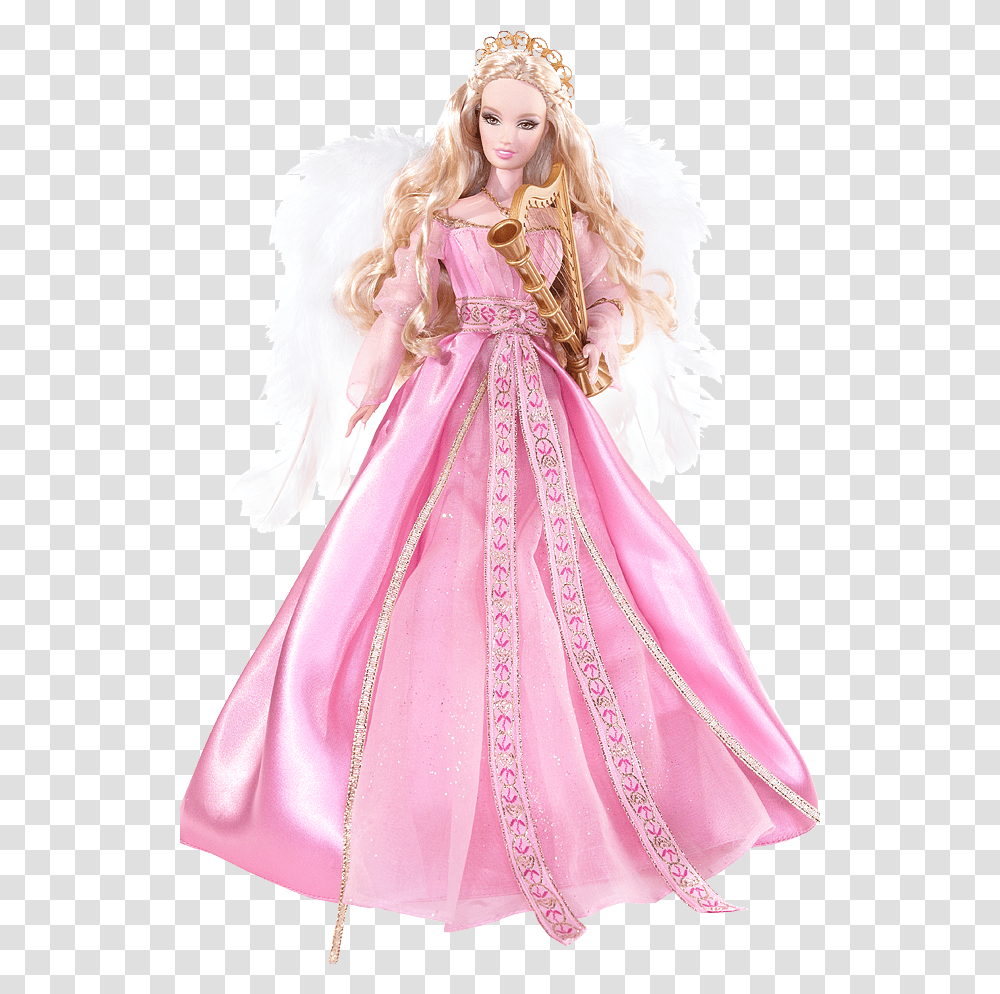 Angel Barbie Doll, Toy, Person, Human, Wedding Gown Transparent Png