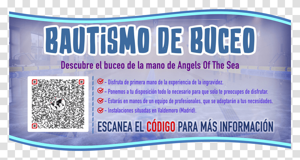Angel Bautizo Poster, QR Code, Outdoors, Paper Transparent Png