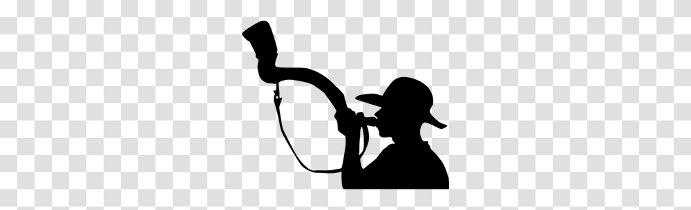 Angel Blowing Trumpet Clip Art, Gray, World Of Warcraft Transparent Png
