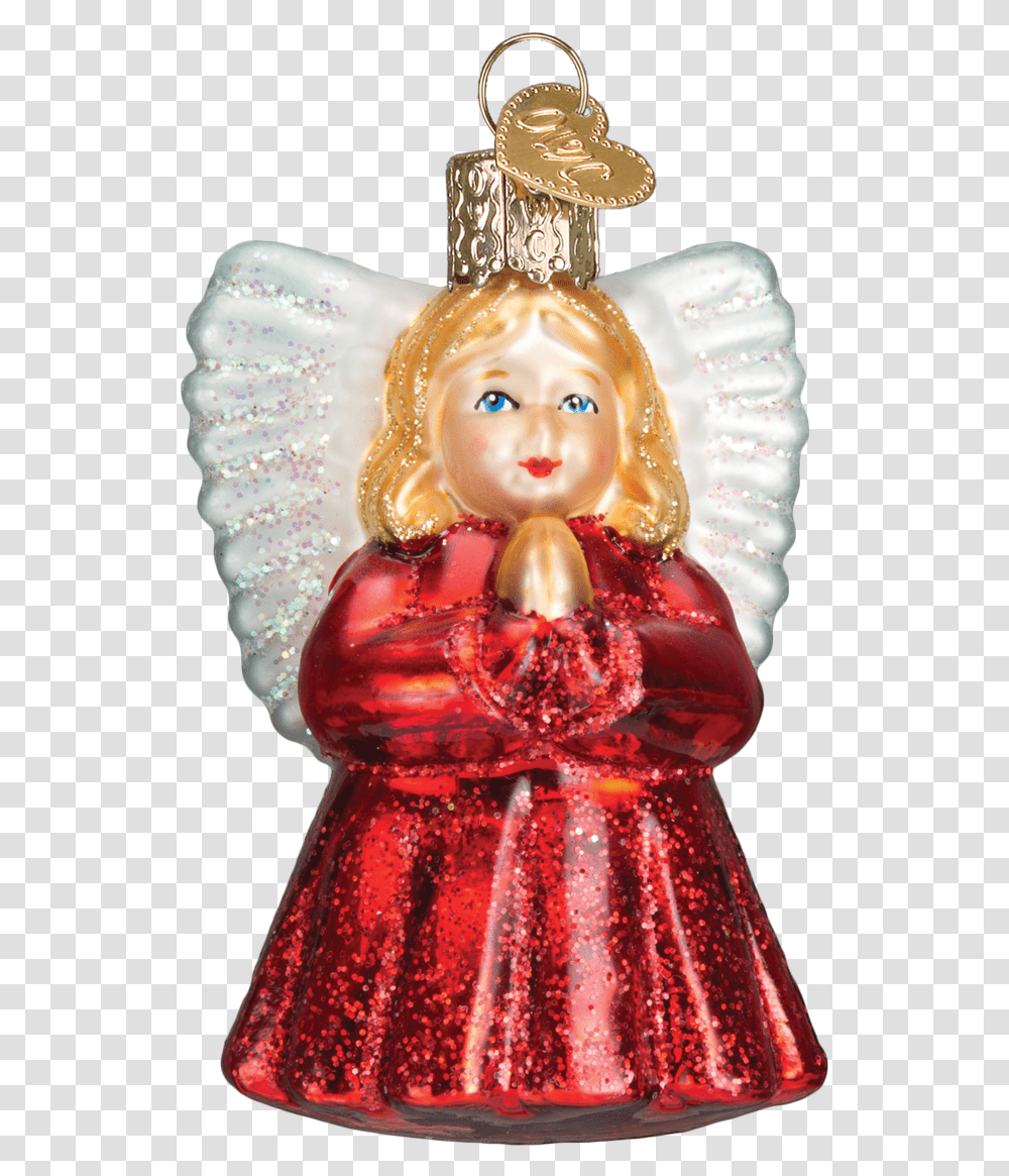 Angel Christmas Ornament Infant Child Angel Download Christmas Ornament, Doll, Toy, Figurine Transparent Png