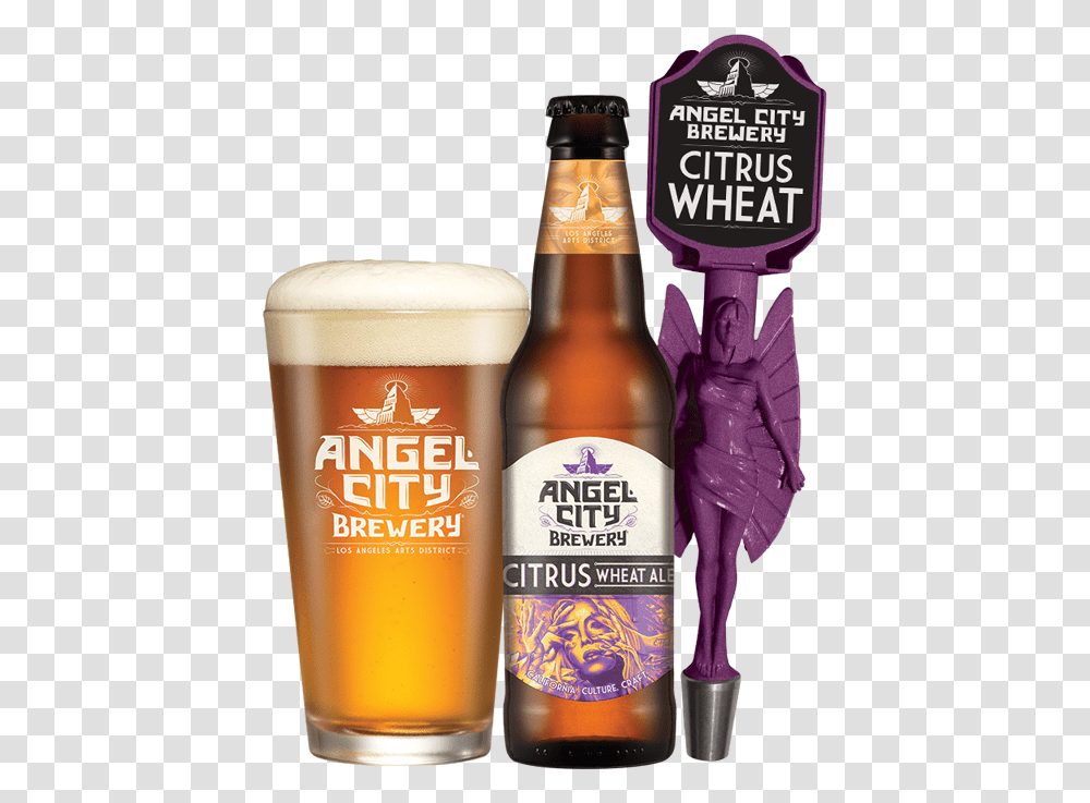 Angel City Brewery Saazberry, Beer, Alcohol, Beverage, Drink Transparent Png
