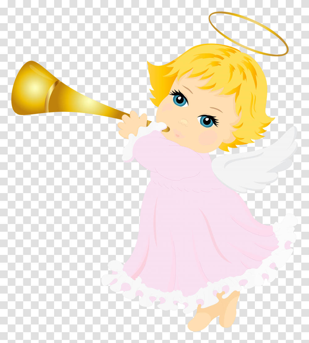 Angel Clip Art, Musical Instrument, Smelling, Brass Section, Person Transparent Png