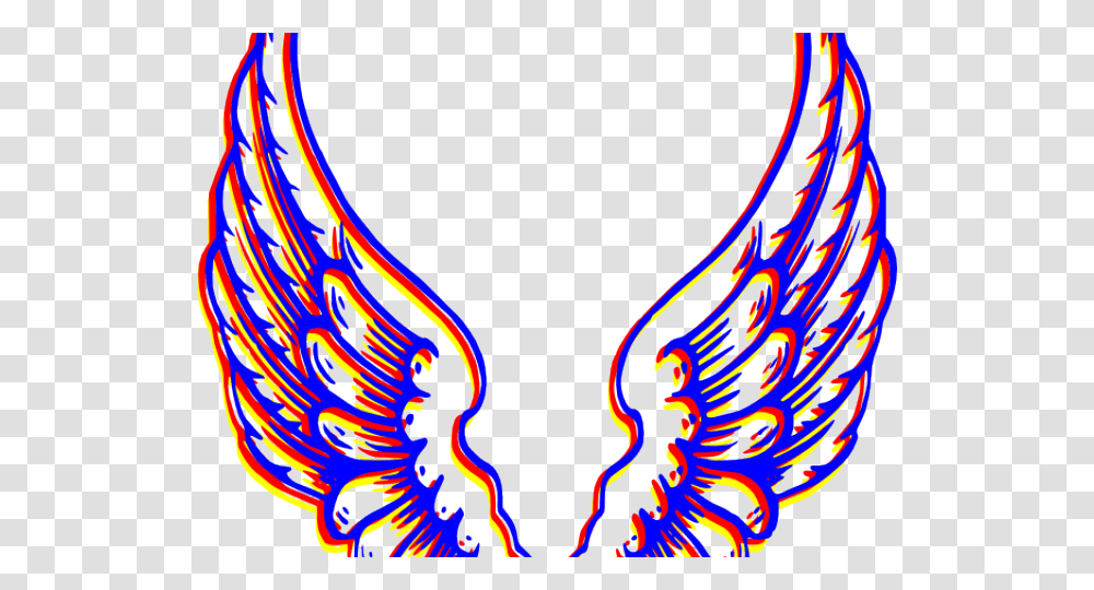 Angel Clipart Colorful Picsart Wings Hd, Ornament, Pattern, Fractal Transparent Png