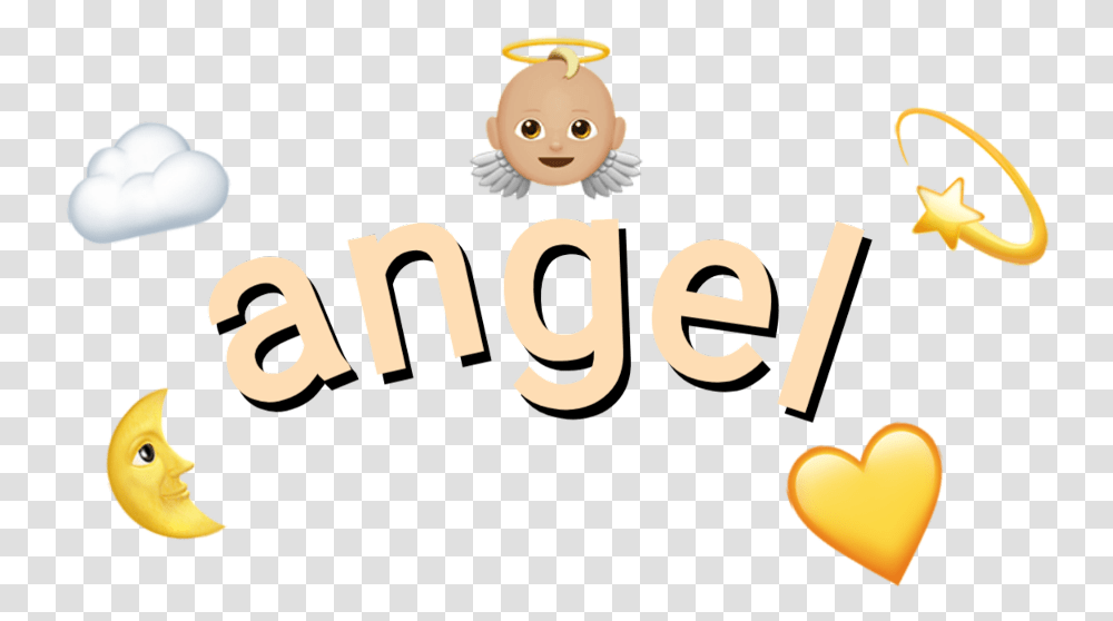 Angel Emoji Crown Tumblr Angel Emoji Crown, Label, Alphabet Transparent Png