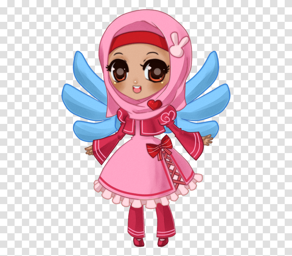 Angel Fairy Muslims Cartoon, Doll, Toy, Elf, Figurine Transparent Png