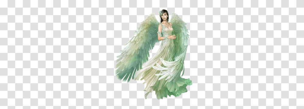 Angel, Fantasy, Wedding Gown, Robe Transparent Png