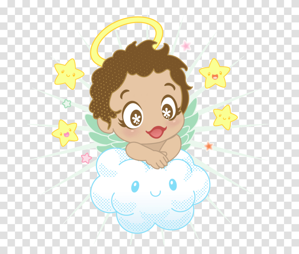 Angel For Christening, Smile, Face, Cupid, Birthday Cake Transparent Png