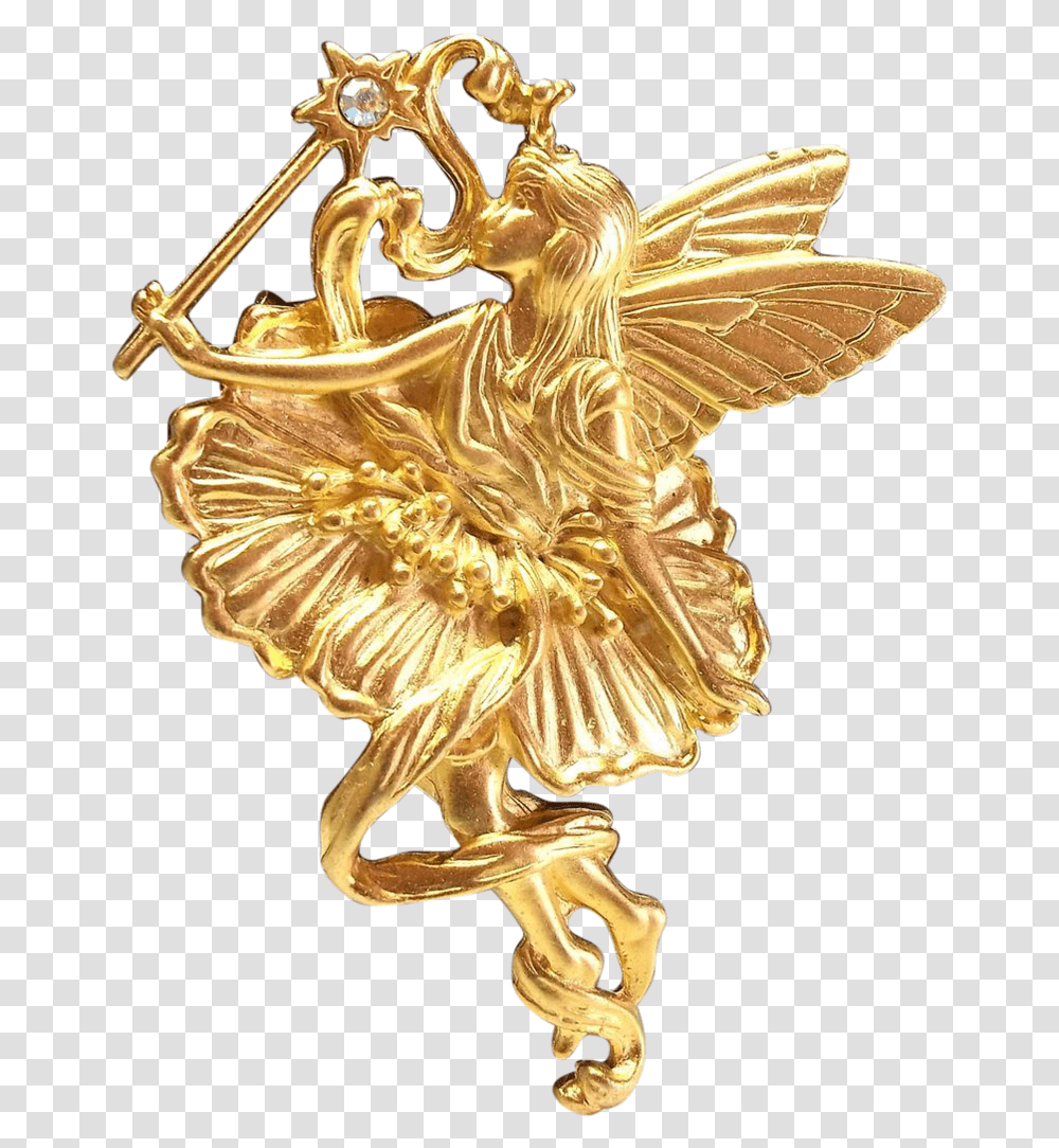 Angel, Gold, Jewelry, Accessories, Accessory Transparent Png