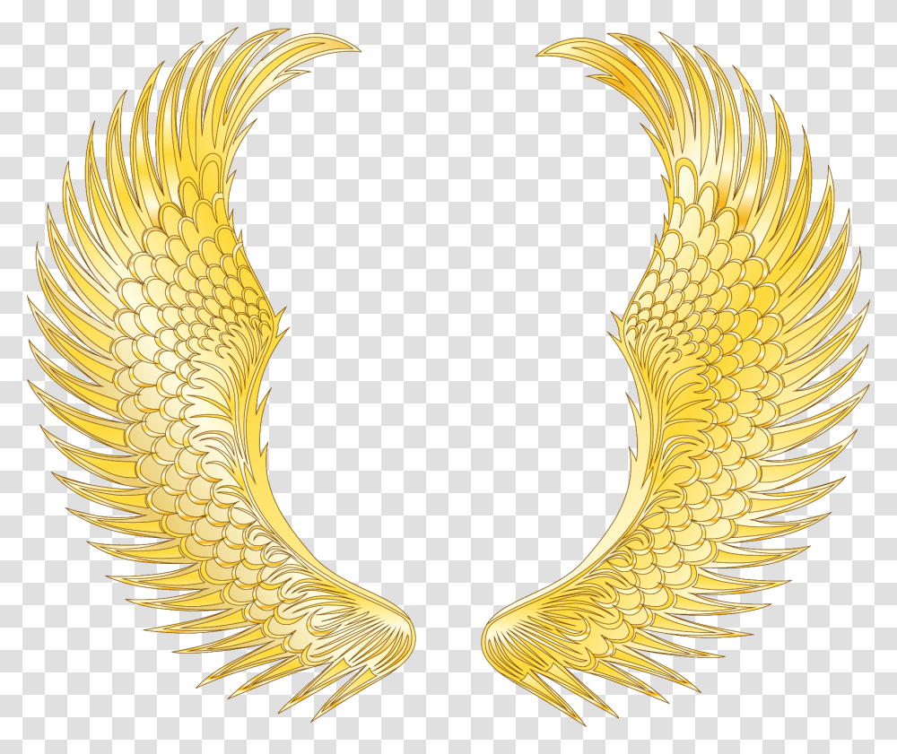 Angel Gold Wings Transparent Png