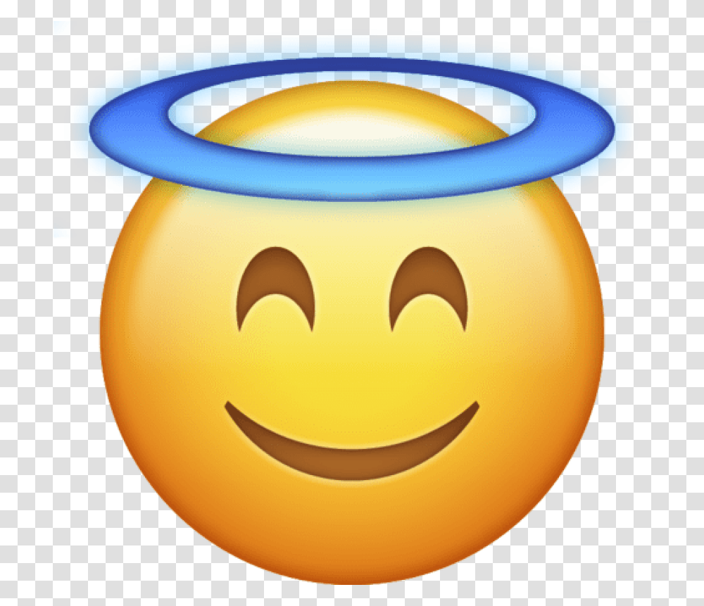 Angel Halo Emoji Icon, Halloween Transparent Png