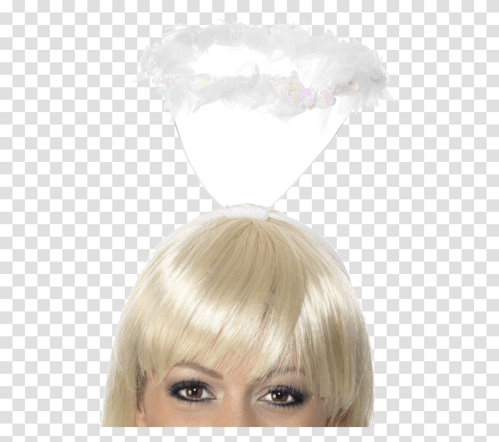 Angel Halo Headpiece, Hair, Blonde, Woman, Girl Transparent Png