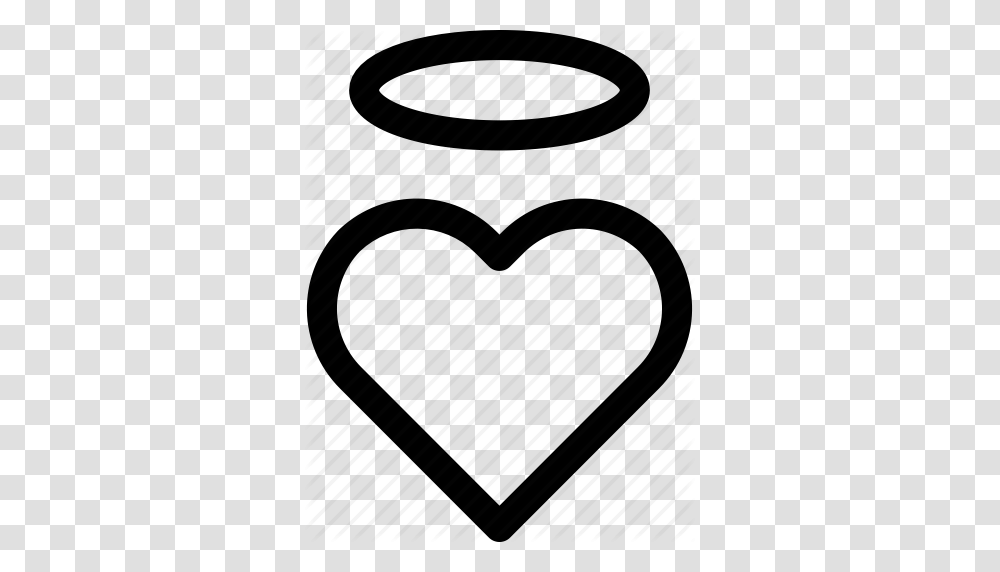 Angel Halo Heart Love Passion Pure Saint Icon, Piano, Leisure Activities, Musical Instrument Transparent Png