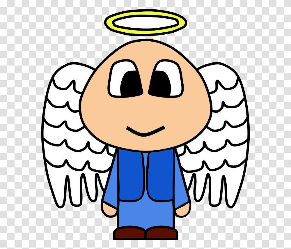 Angel Halo Wings Big Eyes Cartoon Person Clipart Person With Halo Clipart, Cupid, Archangel Transparent Png