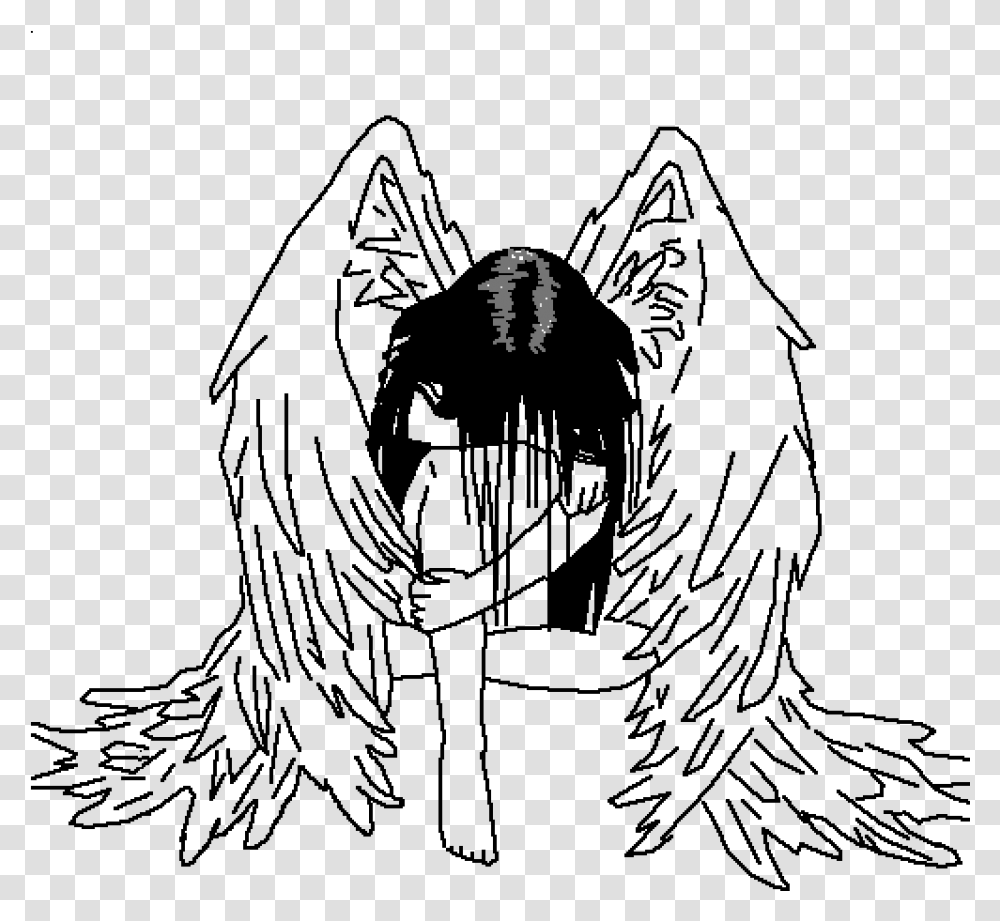Angel, Hand, Gray Transparent Png