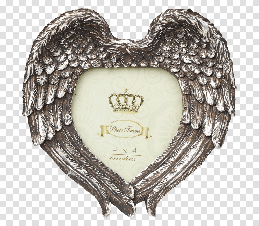 Angel Heart Photo Frame Picture Frame, Bird, Animal, Logo Transparent Png