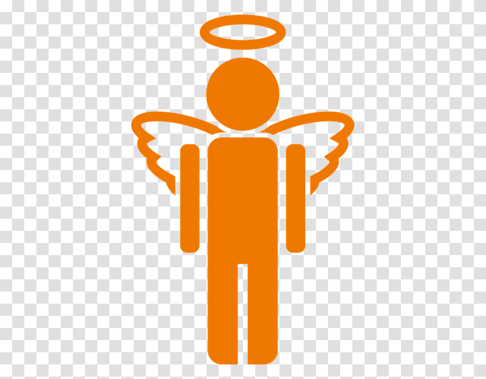 Angel Icon, Silhouette, Insect, Invertebrate, Animal Transparent Png