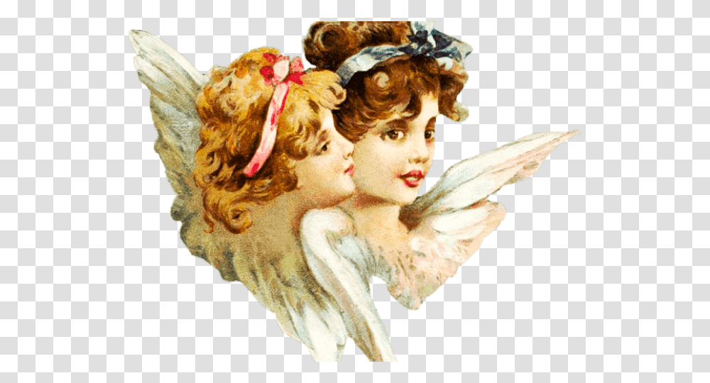 Angel Images Angels Vintage, Person, Painting, Finger Transparent Png