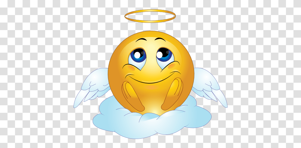 Angel Male Smiley Emoticon Smiley Thinking Love, Animal, Outdoors, Mammal, Bird Transparent Png