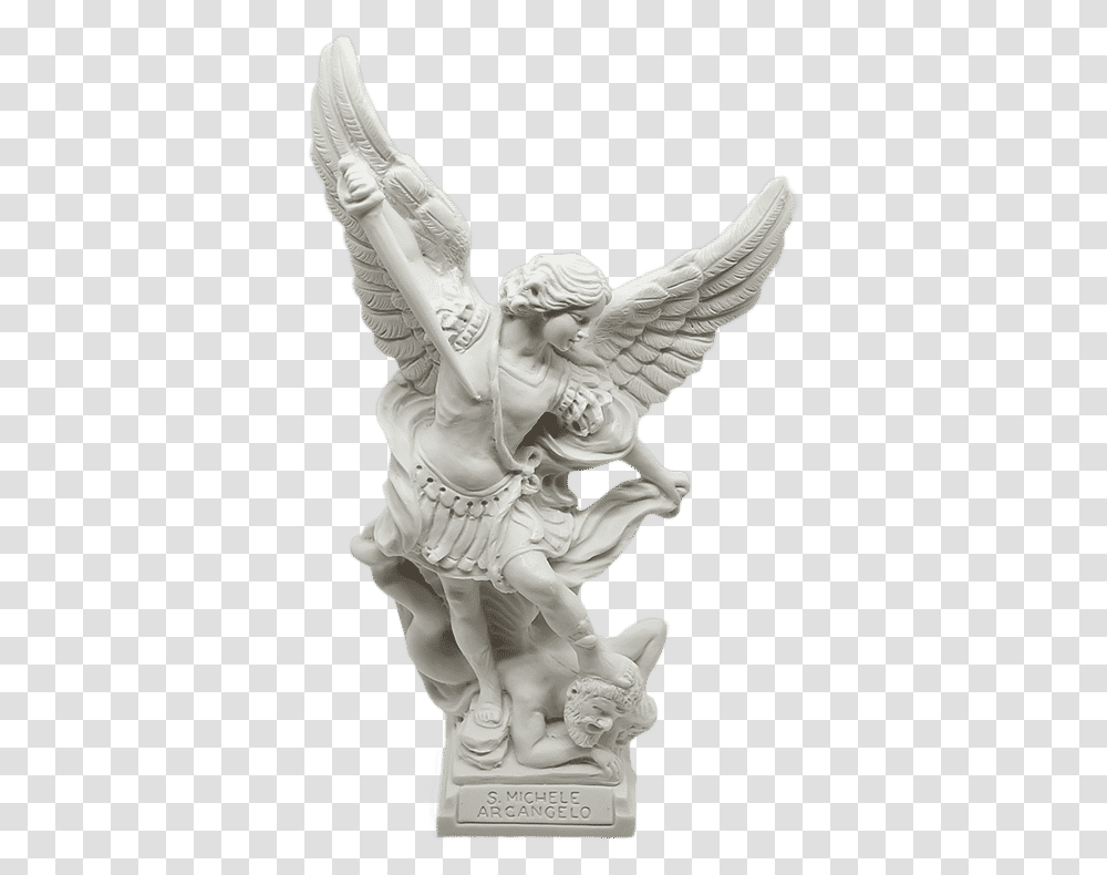 Angel Michael Statue, Sculpture, Archangel, Person Transparent Png