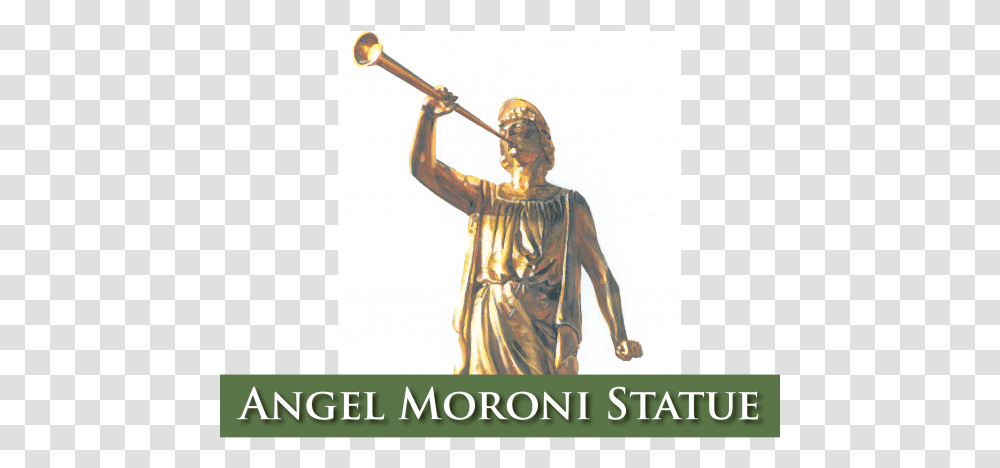 Angel Moroni, Person, Statue, Sculpture Transparent Png