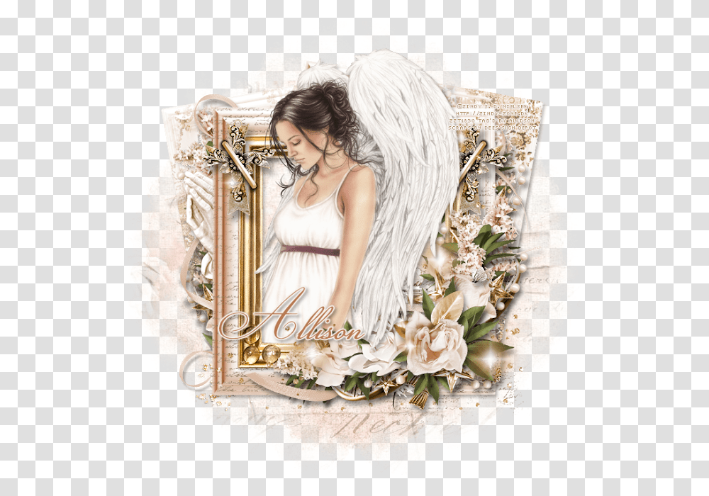 Angel, Person, Floral Design, Pattern Transparent Png