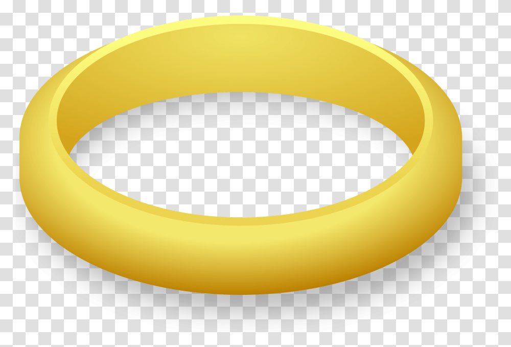 Angel Ring Simple Ring Clipart, Banana, Fruit, Plant, Food Transparent Png