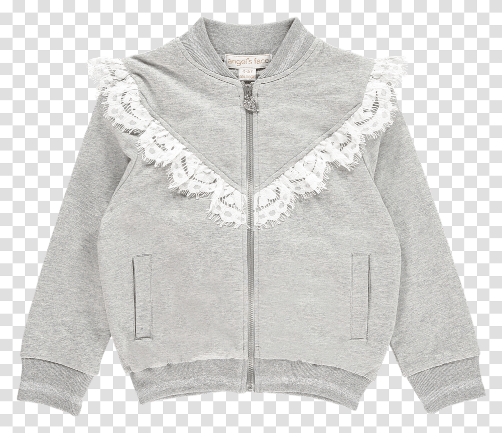 Angel's Face Girls Grey Tracksuit Sweater, Apparel, Blouse, Sweatshirt Transparent Png
