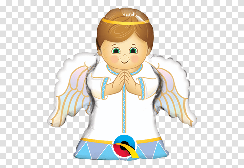 Angel Shaped Balloon, Doll, Toy, Person, Human Transparent Png
