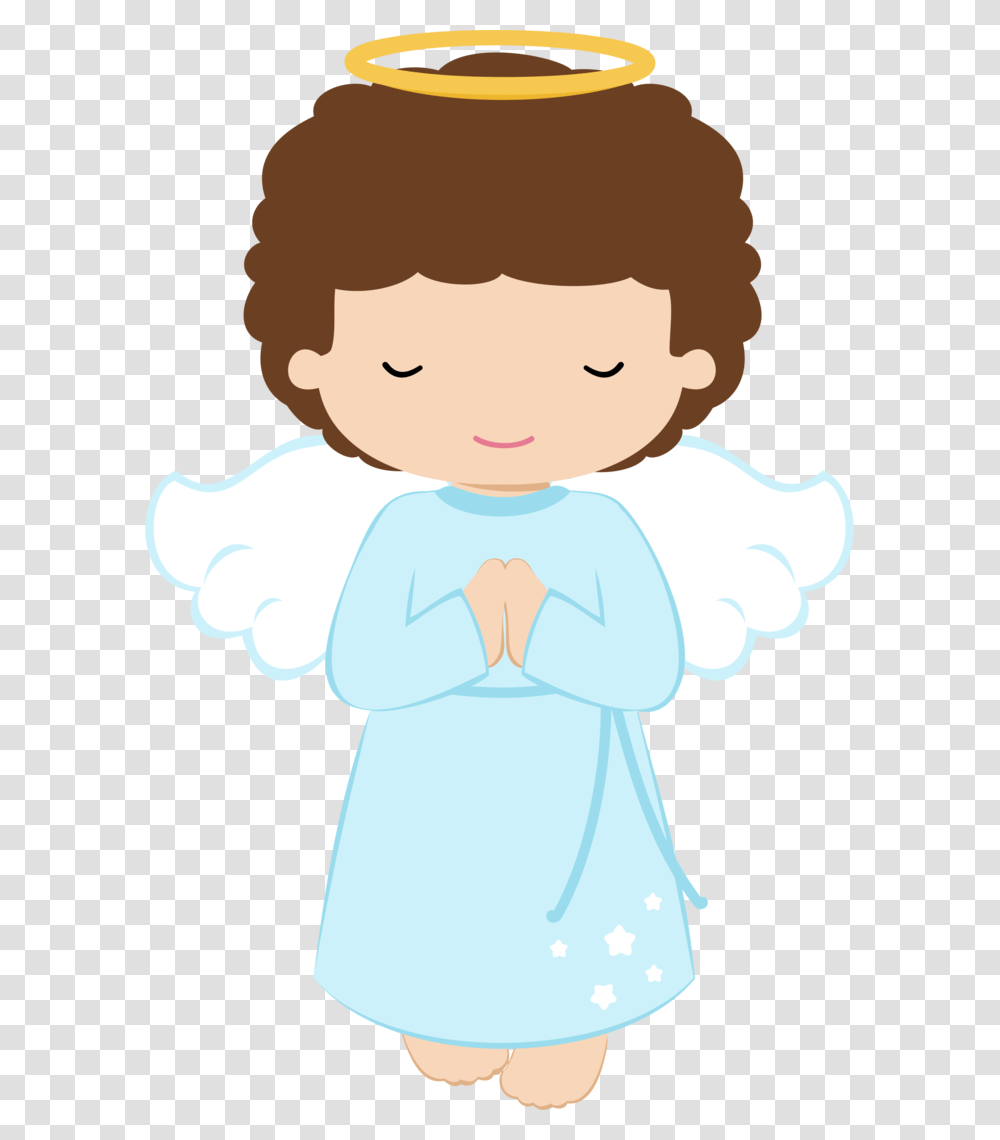 Angel Silhouette Baptism Angel, Person, Human, Doll, Toy Transparent Png