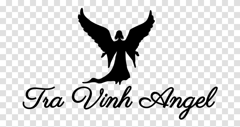 Angel Silhouette Download, Gray, World Of Warcraft Transparent Png