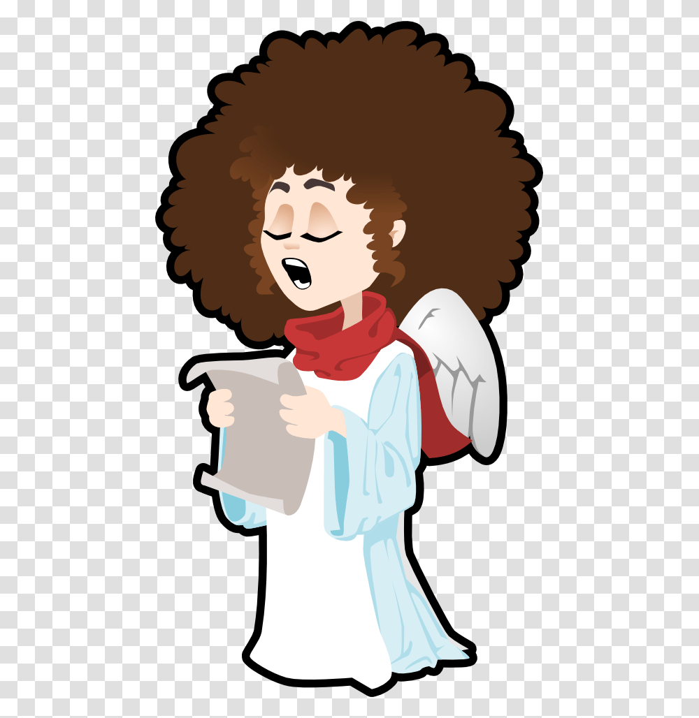 Angel Sing, Hair, Person, Human Transparent Png