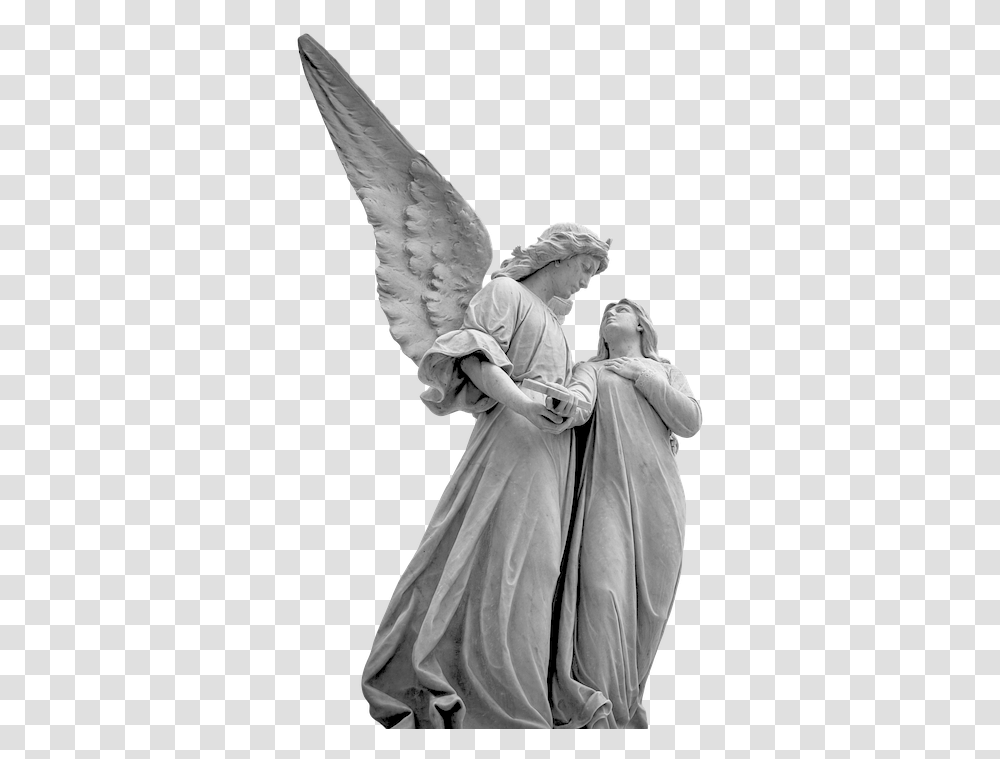 Angel Statue, Person, Human, Archangel Transparent Png