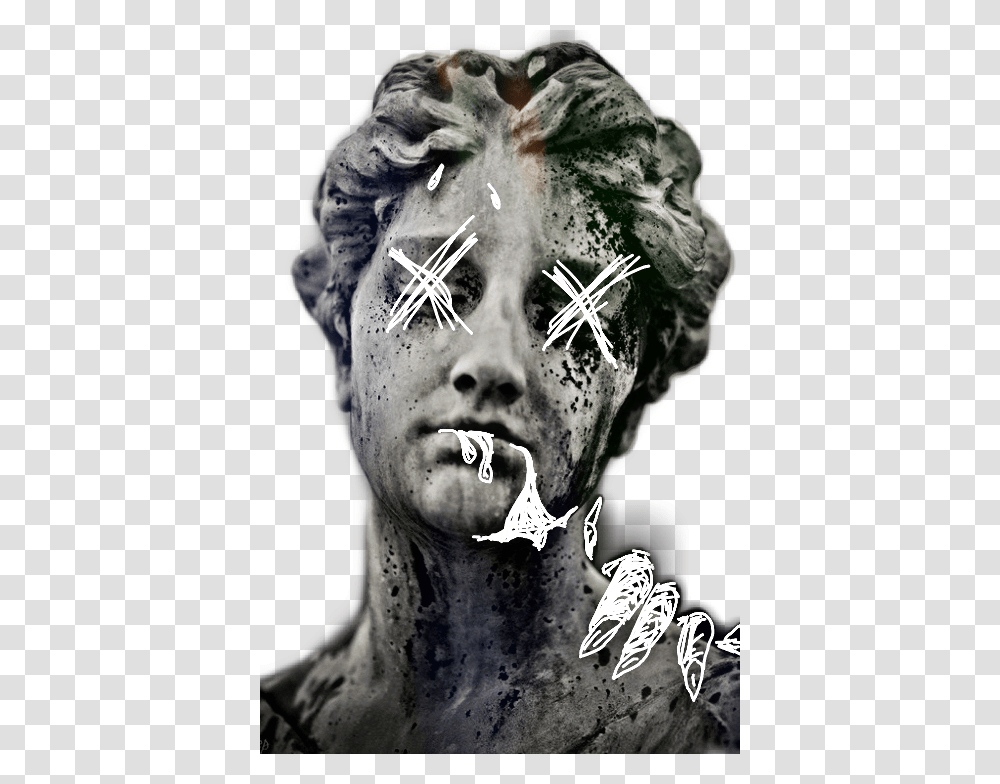 Angel Statue, Face, Person, Human, Head Transparent Png