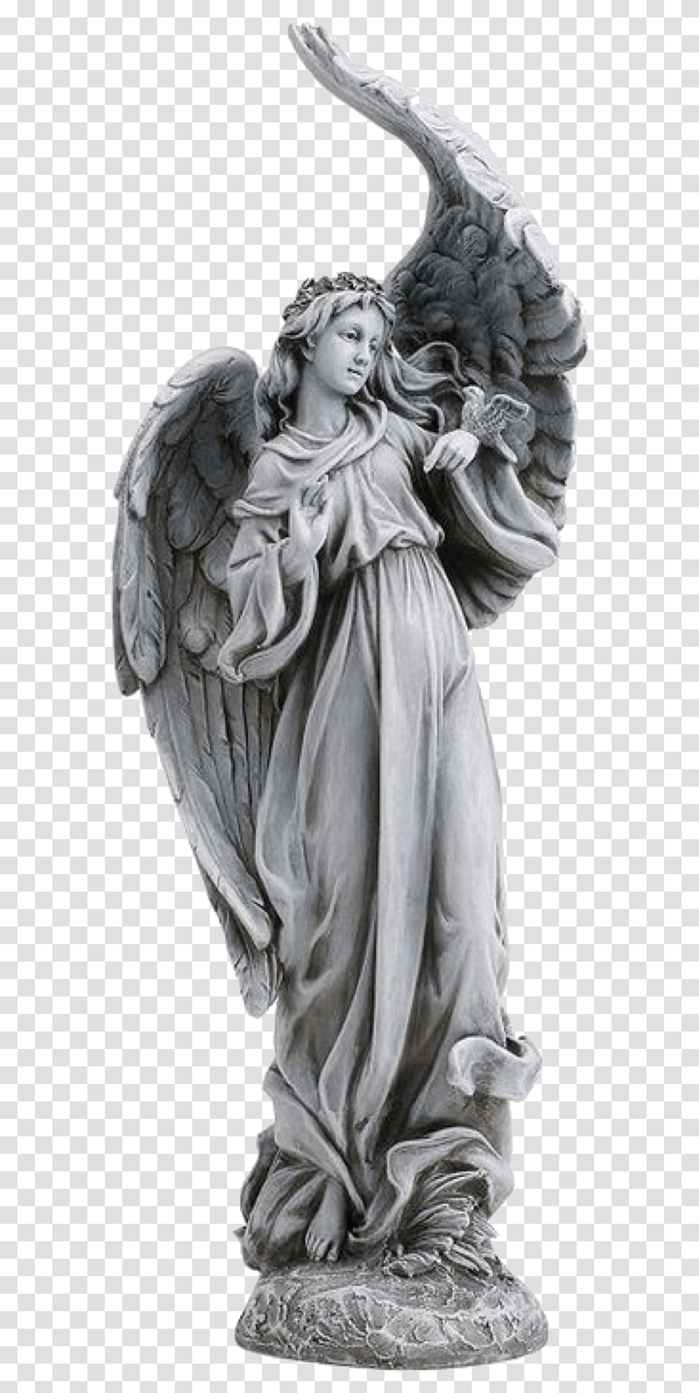 Angel Statue, Sculpture, Person, Human Transparent Png