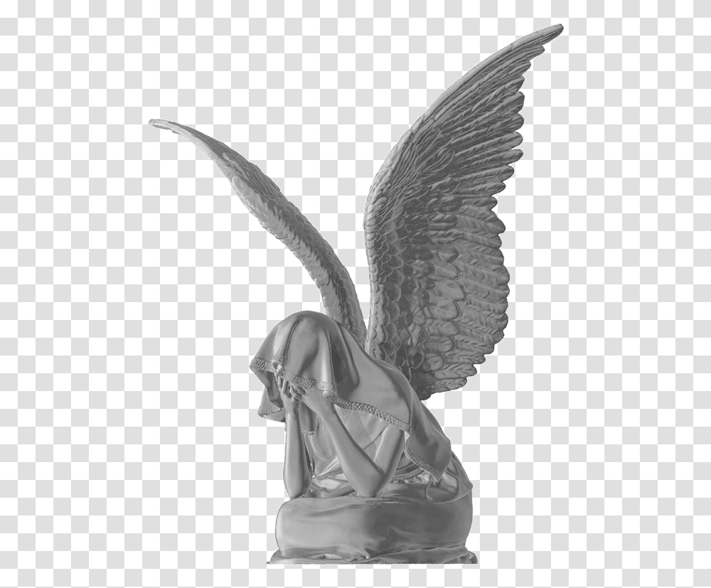 Angel Statue Statue, Bird, Animal, Archangel Transparent Png