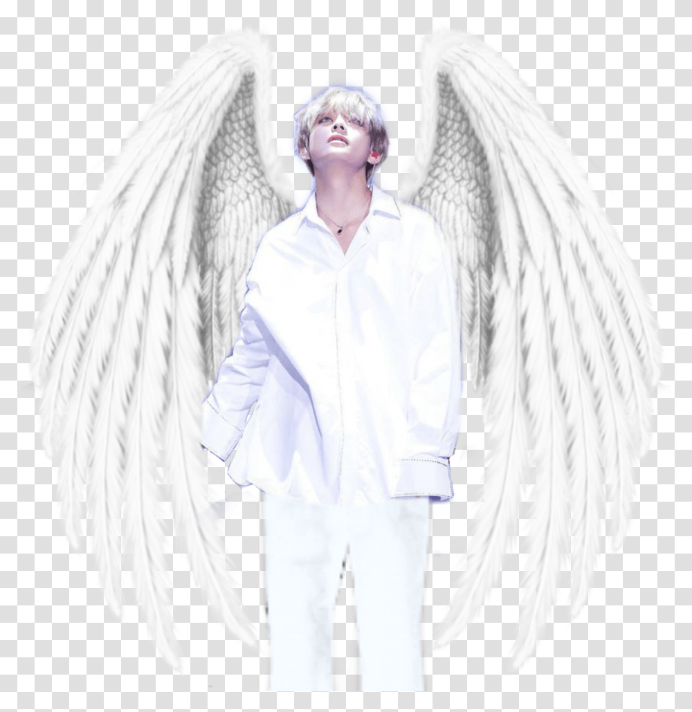 Angel Taehyung To Go With The Demon Jennie Transparent Png